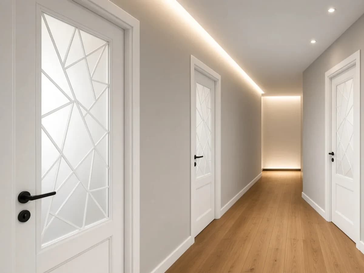 Camıklı iç kapı uygulaması