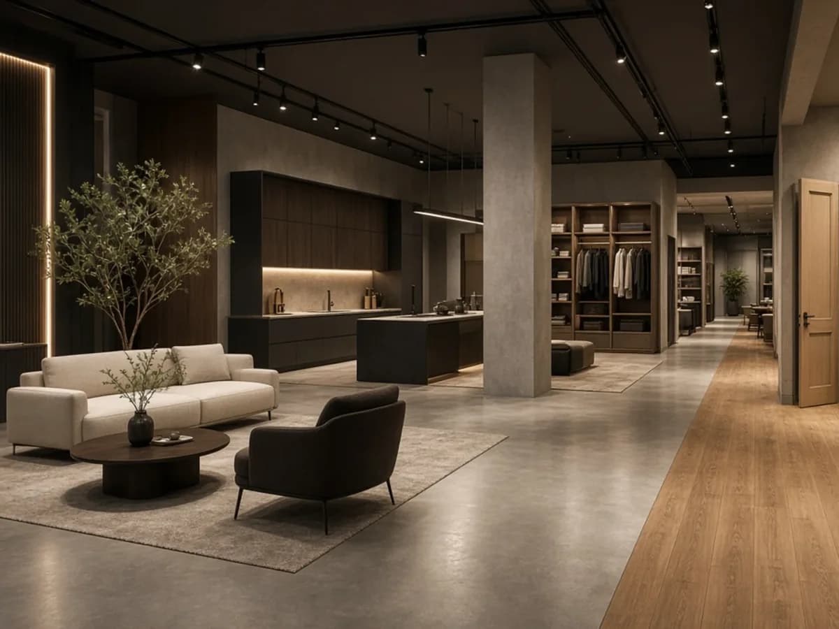 Showroom koleksiyon sunumu